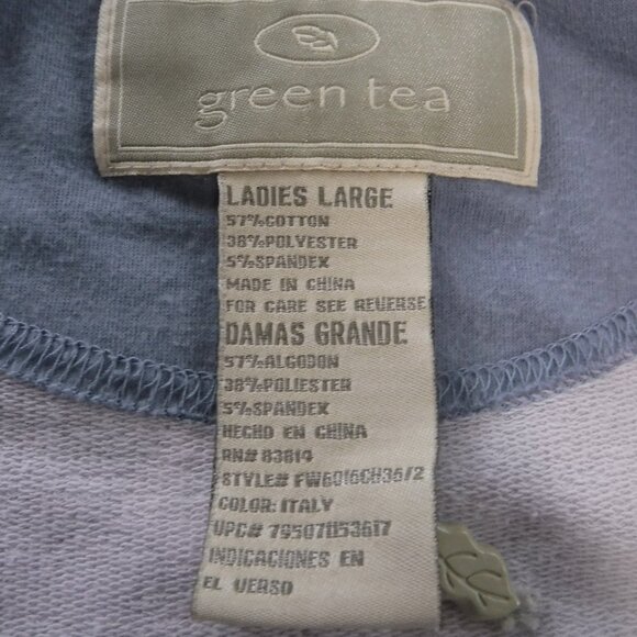 Green Tea Graphic print Hoodie size US Large - Picture 6 of 6